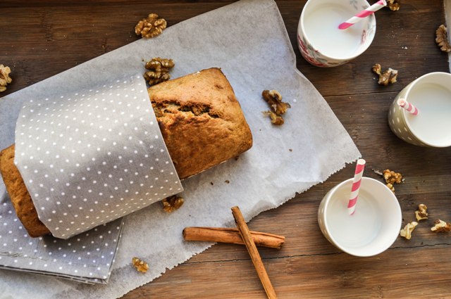 Bananenbrot mit brauner Butter